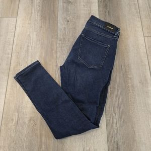 Express Mid-Rise Crop Skinny Jeans